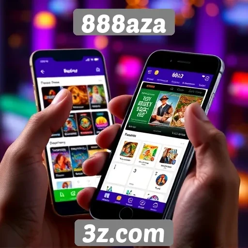 Experiência do usuário no 888aza em dispositivos móveis