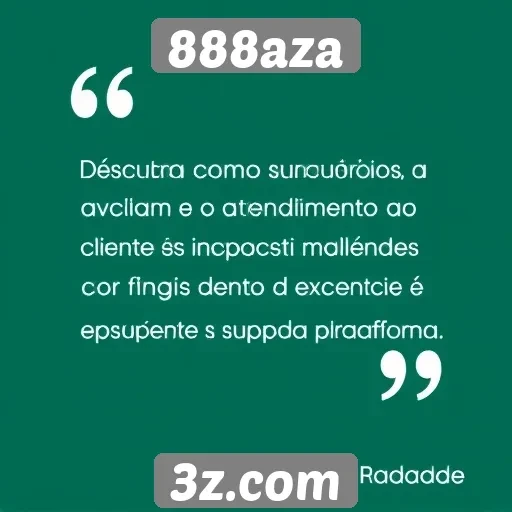 Atendimento ao cliente do 888aza avaliado pelos usuários